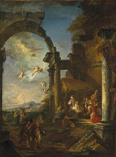 Giovanni Paolo Panini Adoration of the Shepherds china oil painting image